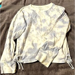Girls long sleeve tye dyed shirt